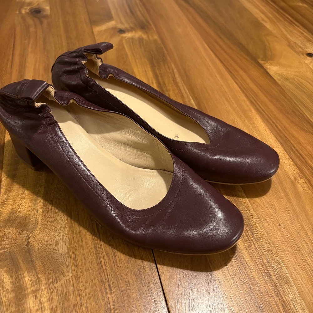 EVERLANE Day Heel in Oxblood